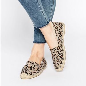 Soludos leopard espadrilles